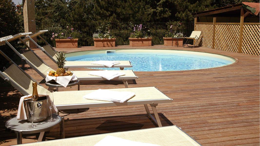 Pool p Hotel Vannucci, Umbrien, Italien